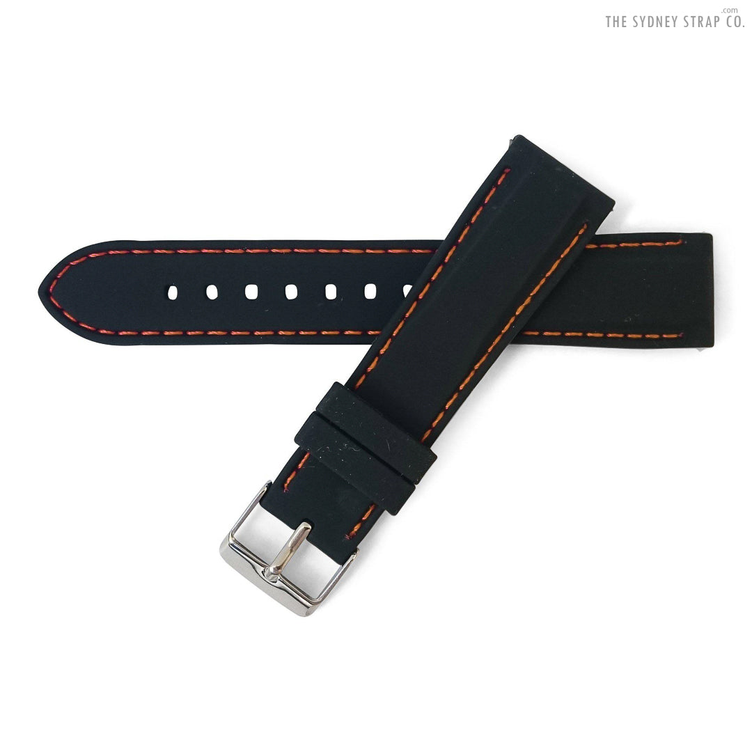 SILI&STITCH BLACK/ORANGE