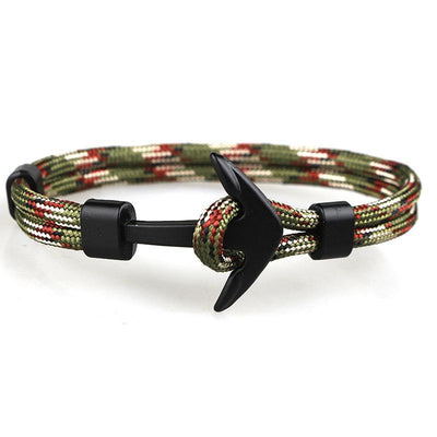 ANCHOR ROPE BRACELET-ARMY - The Sydney Strap Co.