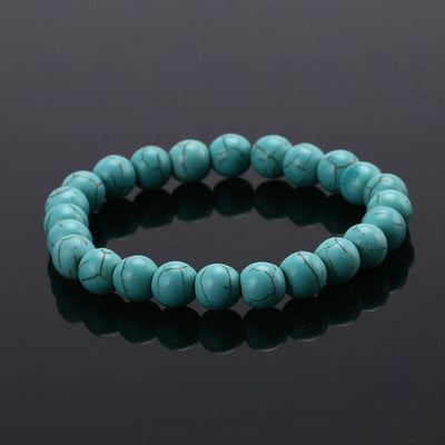 BEAD BRACELET AQUA - The Sydney Strap Co.