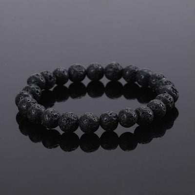 BEAD BRACELET VOLCANIC BLACK - The Sydney Strap Co.