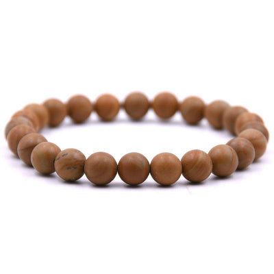 BEAD BRACELET MATTE BROWN - The Sydney Strap Co.