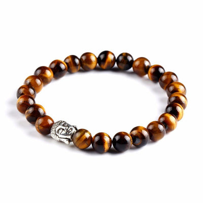 TIGER'S EYE BUDDHA BEADS - The Sydney Strap Co.