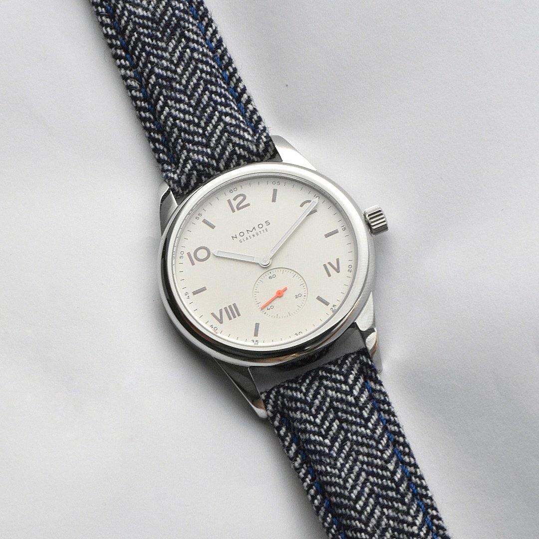 WINDSOR WOOL - HERRINGBLUE - The Sydney Strap Co.