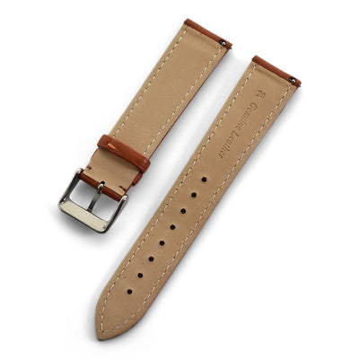 THE PEBBLE QUICK RELEASE LIGHT BROWN - The Sydney Strap Co.