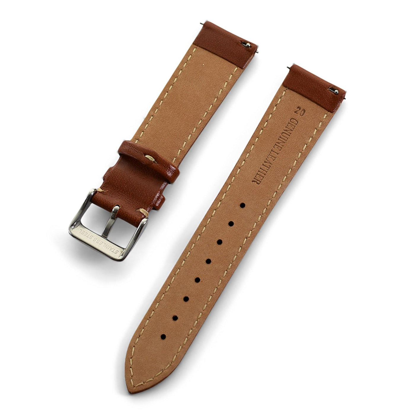 THE CHELSEA QUICK RELEASE LIGHT BROWN - The Sydney Strap Co.