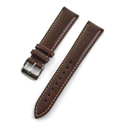 THE CHELSEA QUICK RELEASE DARK BROWN - The Sydney Strap Co.