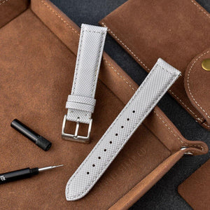 SAILCLOTH QUICK RELEASE - MOON GREY - The Sydney Strap Co.