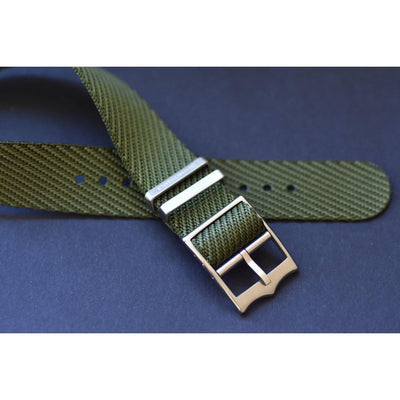 SINGLE PASS-ARMY GREEN - The Sydney Strap Co.
