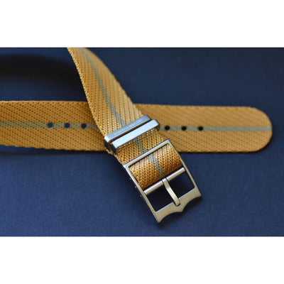 SINGLE PASS-HONEY & GREY - The Sydney Strap Co.