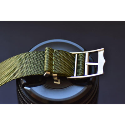 SINGLE PASS-ARMY GREEN - The Sydney Strap Co.