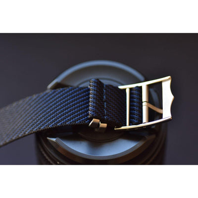 SINGLE PASS-NAVY - The Sydney Strap Co.