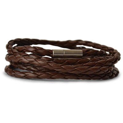 BROWN LEATHER BRACELET - The Sydney Strap Co.