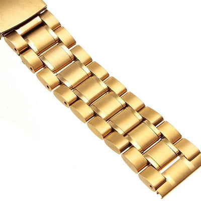 GOLD SOLID STEEL BRACELET - The Sydney Strap Co.