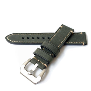ITALIAN GREEN LEATHER - The Sydney Strap Co.