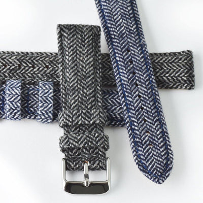 WINDSOR WOOL - HERRINGBLUE - The Sydney Strap Co.