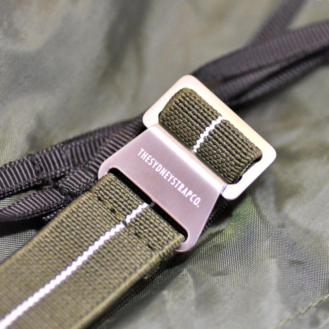 SPECIAL OPS - OLIVE & WHITE - The Sydney Strap Co.