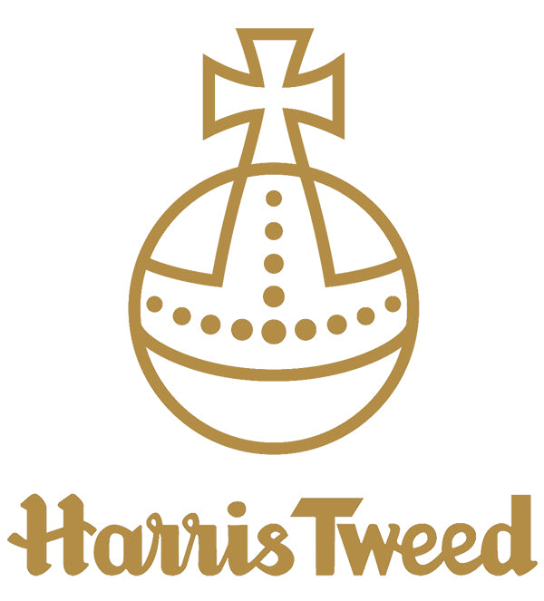 HARRIS TWEED® DARK BROWN HERRINGBONE