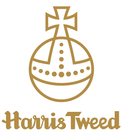 HARRIS TWEED® DARK BROWN HERRINGBONE