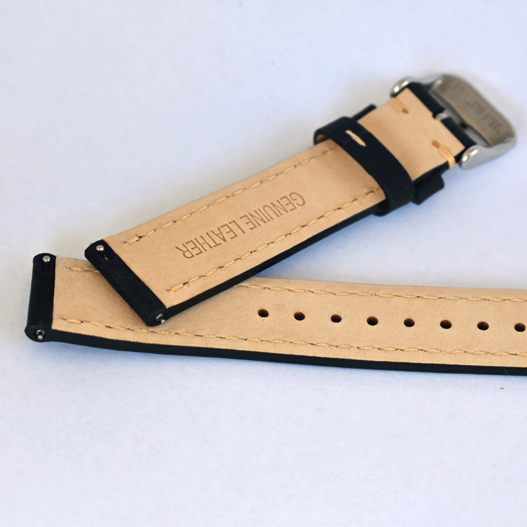 20mm leather watch discount band quick release