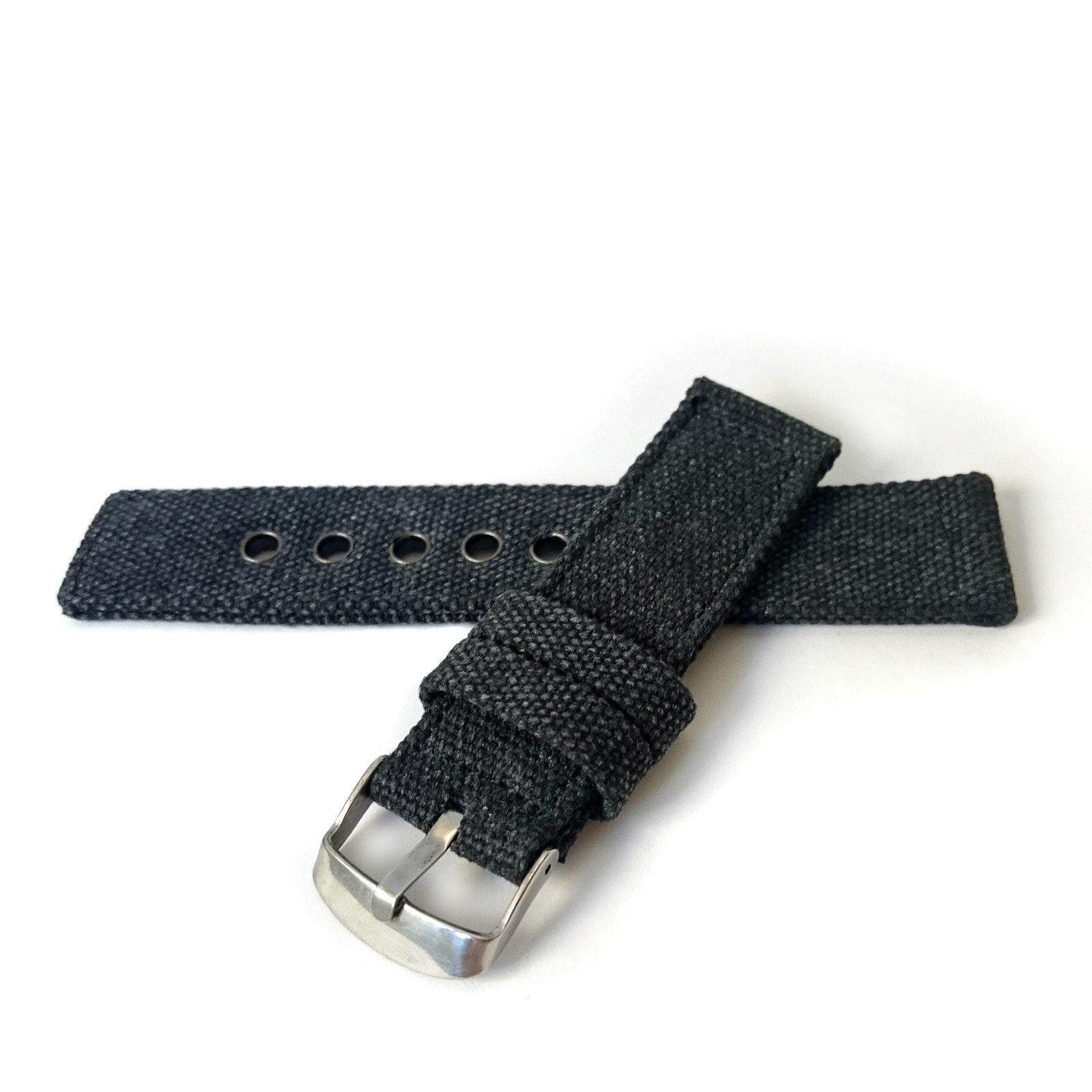 RUGGED CANVAS CHARCOAL - The Sydney Strap Co.