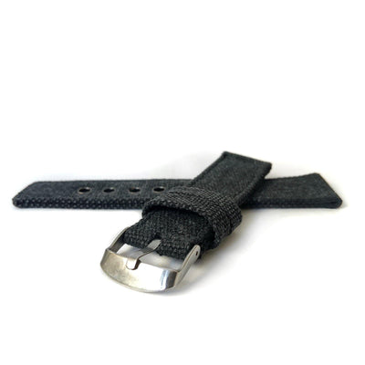 RUGGED CANVAS CHARCOAL - The Sydney Strap Co.