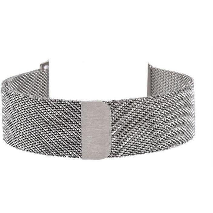 SILVER MILANESE APPLE WATCH BAND - The Sydney Strap Co.