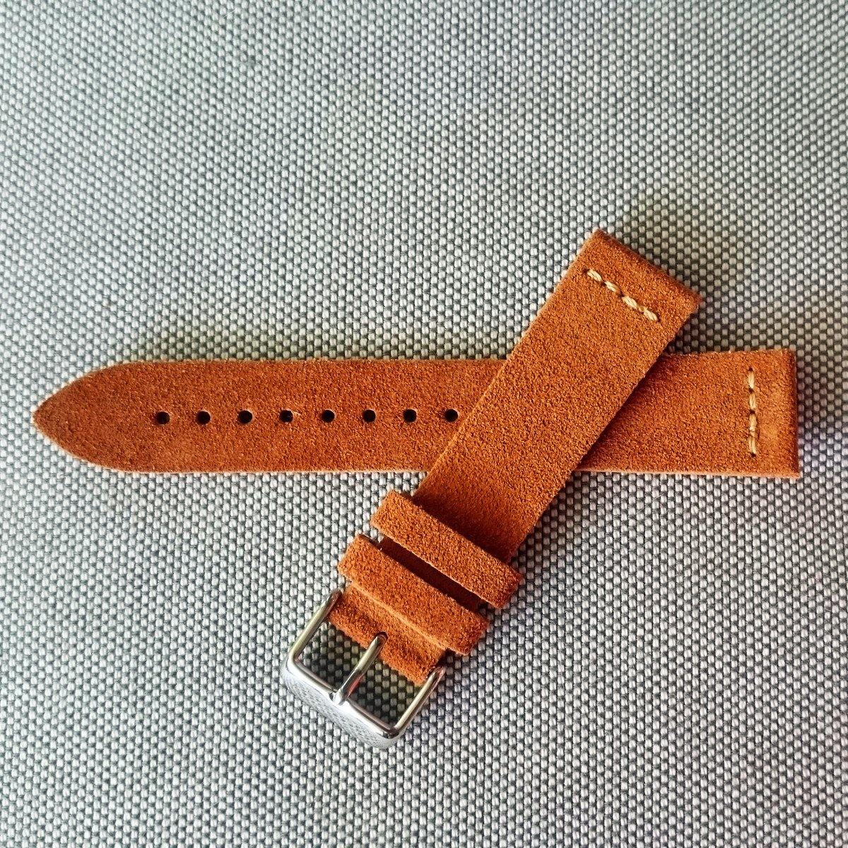 SOHO SUEDE - LIGHT BROWN - The Sydney Strap Co.
