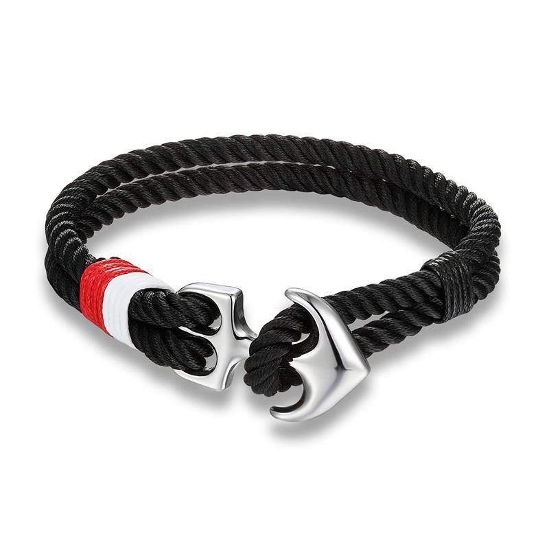 THICK ROPE ANCHOR-BLACK - The Sydney Strap Co.