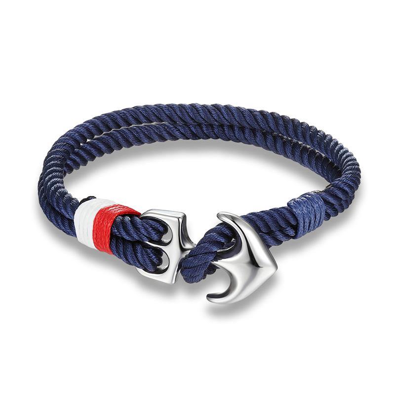 THICK ROPE ANCHOR-NAVY - The Sydney Strap Co.