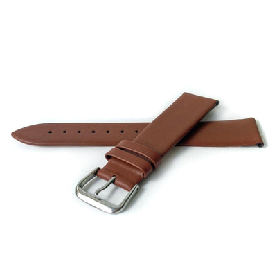 CALF SMOOTH BROWN - The Sydney Strap Co.